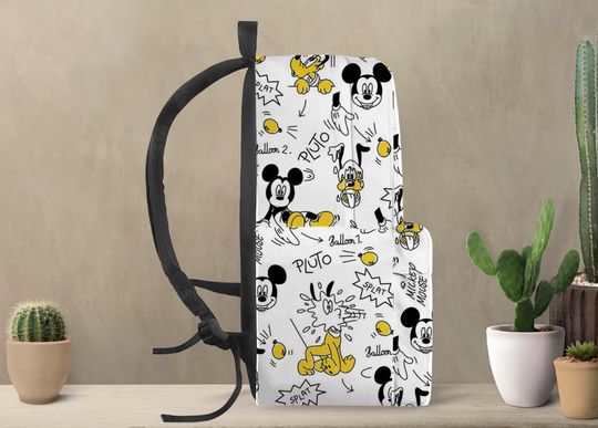 Mickey Disney Custom Backpack, Mickey Disney School Bag, Laptop Backpack, Personalized Gift, Personalized Backpack