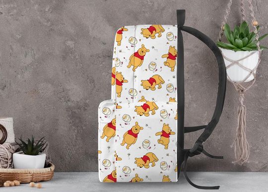 Winnie The Pooh Backpack, Winnie The Pooh School Bag, Laptop Backpack, Gift, Backpack