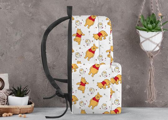 Winnie The Pooh Backpack, Winnie The Pooh School Bag, Laptop Backpack, Gift, Backpack