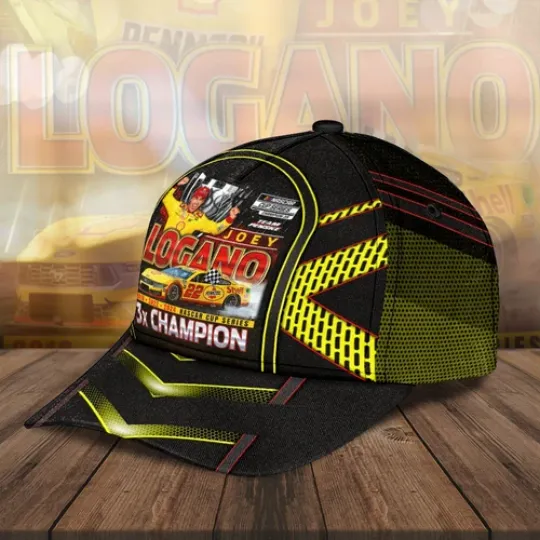 Classic Racing Joey Logano Cap, For Fans, Adjustable Strapback Cap