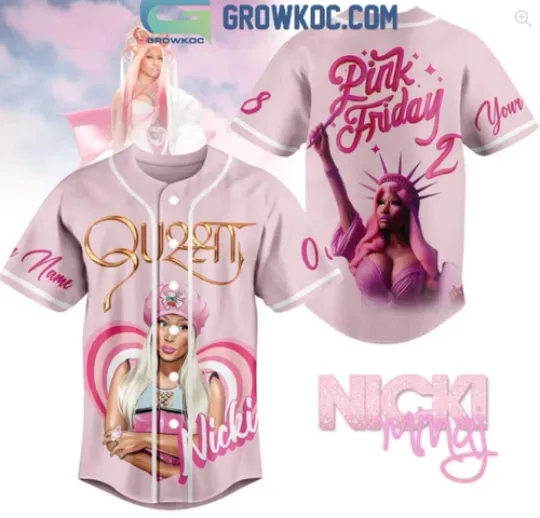 Nicki Minaj City Pink Friday Queen Baseball Jersey