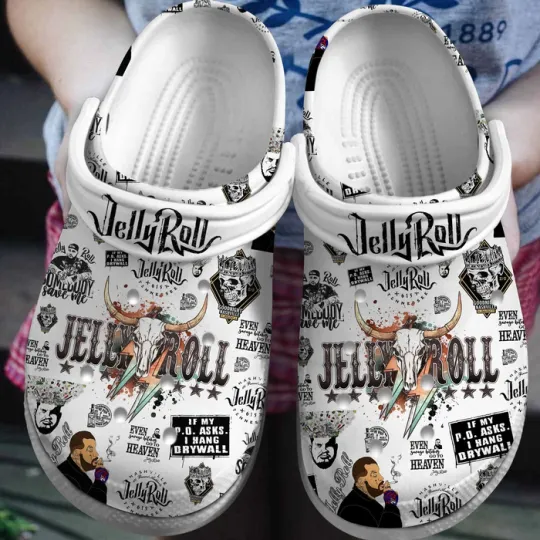 Unique Design Jelly Roll Classic White Clogs Shoes