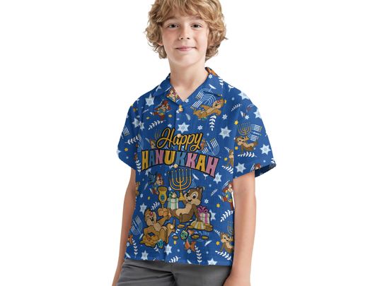 Disney Chip n Dale Happy Hanukkah 2024 Hawaiian