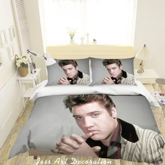3D Elvis Presley Bedding Set
