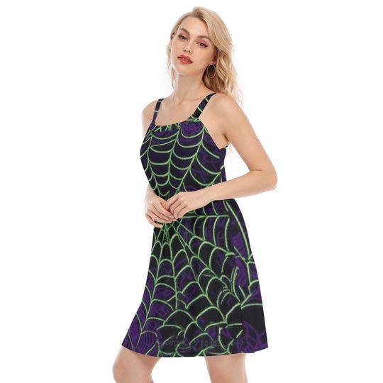 Spiderweb Women's Sleeveless Dress
