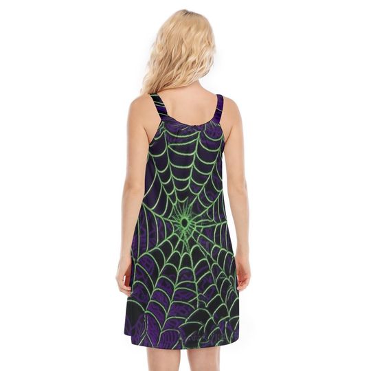 Spiderweb Women's Sleeveless Dress