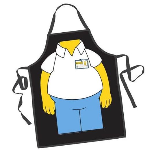 Homer Simpson Kitchen Cooking Chef Novelty Funny BBQ Party Apron Gift, The Simpsons
