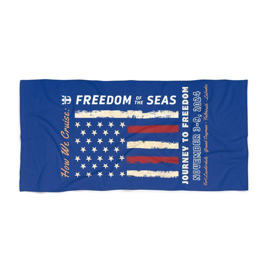 Journey to Freedom - How We Cruise Towel