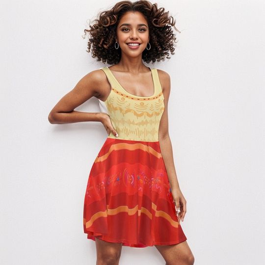 Dolores Encanto Dress ,Dolores Madrigal Costume,  encanto cosplay costume