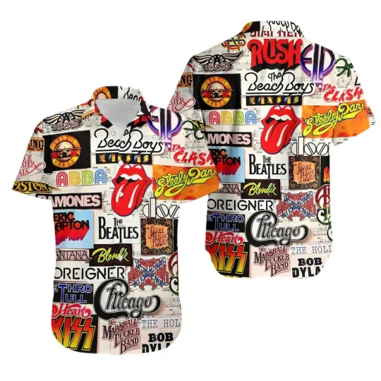 Unisex Classic Rock Hawaiian Shirt