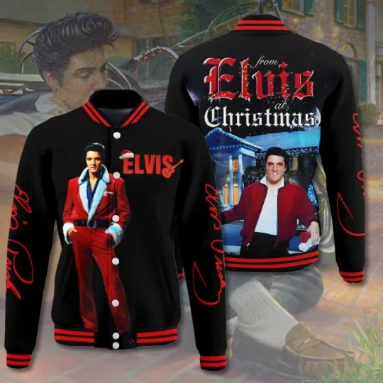 Elvis Presley Varsity Jacket – Baseball Jacket 7275