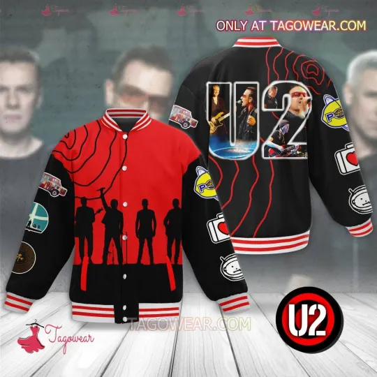 U2 Music Band Baseball Jacket