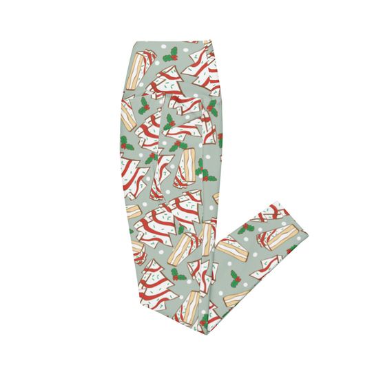 Christmas Cakes Leggings with pockets