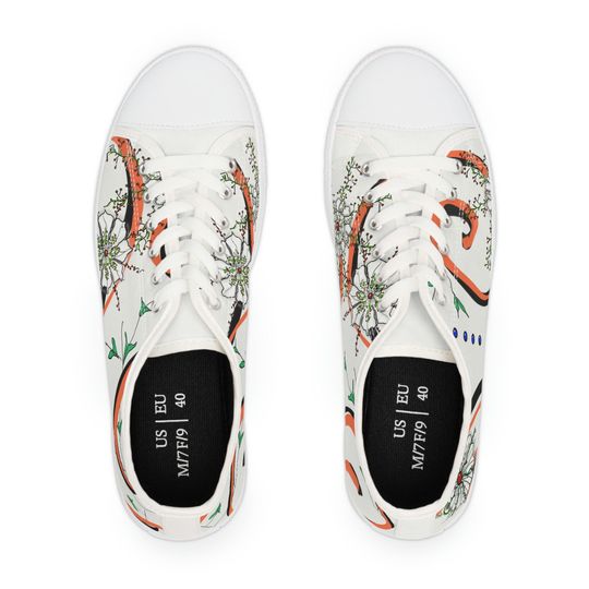 Women's Low Top Sneakers, Wh/multi-color, Suzanne