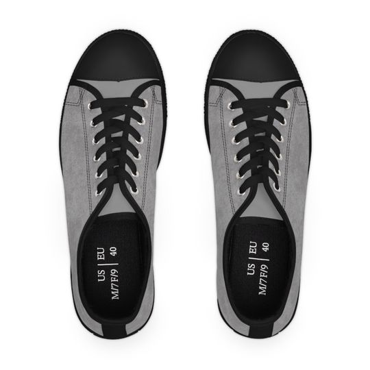 Grey Smokey Women's Low Top Sneakers