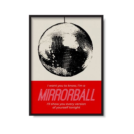 Mirrorball, Tay.lor S.wi.ft Poster