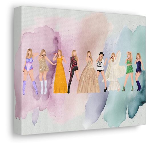 Taylor's Eras Tour Fan Made Canvas