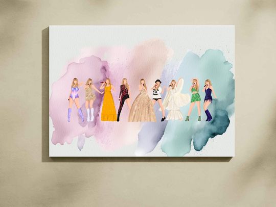 Taylor's Eras Tour Fan Made Canvas