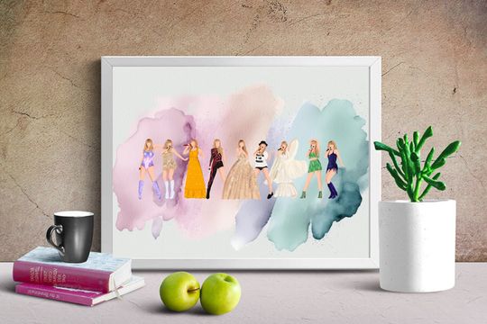 Taylor's Eras Tour Fan Made Canvas