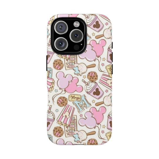 Disney Snacks Phone Case  Magical Treats for iPhone 16 Pro Max