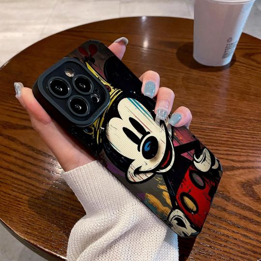 Theme park iPhone Case, disney Mickey Mouse Black iPhone 16 Pro Max Case, iPhone 15 Plus Case, iPhone 14 Case, iPhone SE Case