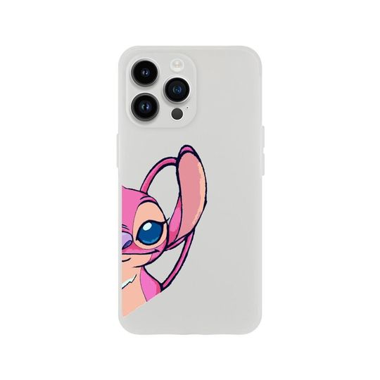 Lilo and Stitch Case Stitch and Angel  | iPhone Flexi Case
