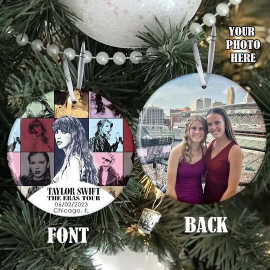 Custom Eras Tour Ornament, Personalized Eras Tour Commemorative