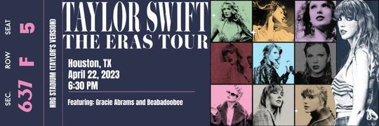TS ERAS TOUR Bookmark