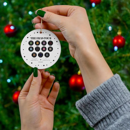 Customizable Eras Tour Christmas Ornament