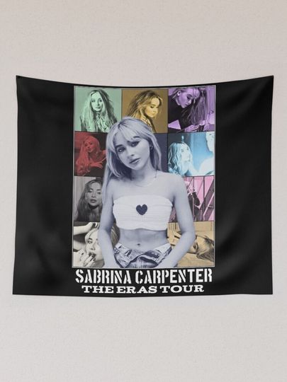 Sabrina Carpenter Eras Tour Tapestry