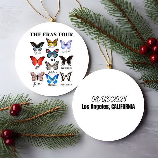 Eras Tour 2023 Photo Ceramic Ornament