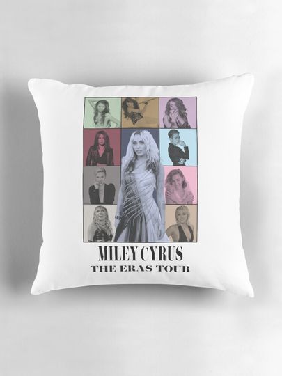 Miley Cyrus Eras Tour Pillow