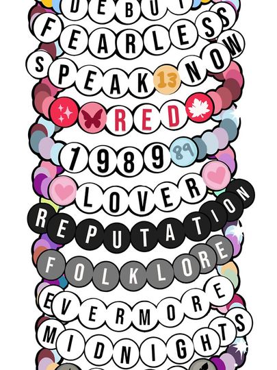 Taylors ERAS TOUR friendship bracelet  iPhone Case