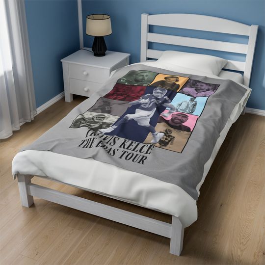 Travis Kelce Eras Tour Throw Blanket