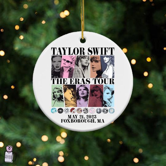 Personalized Eras Tour, Christmas Ornament, 2023 Christmas Ornament