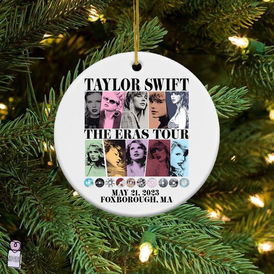 Personalized Eras Tour, Christmas Ornament, 2023 Christmas Ornament