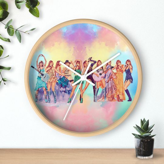 Eras Tour Taylors Version Round Shape Wall Clock