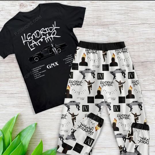 Kendrick Lamar & SZA Pajamas Set, Grand National Tour Sleepwear, Autumn Winter Y2K Hip Hop Lounge Set