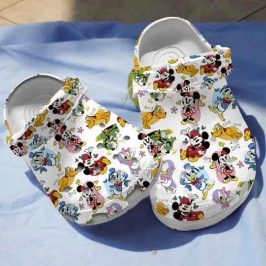 Disneyland Mickey Art Clogs