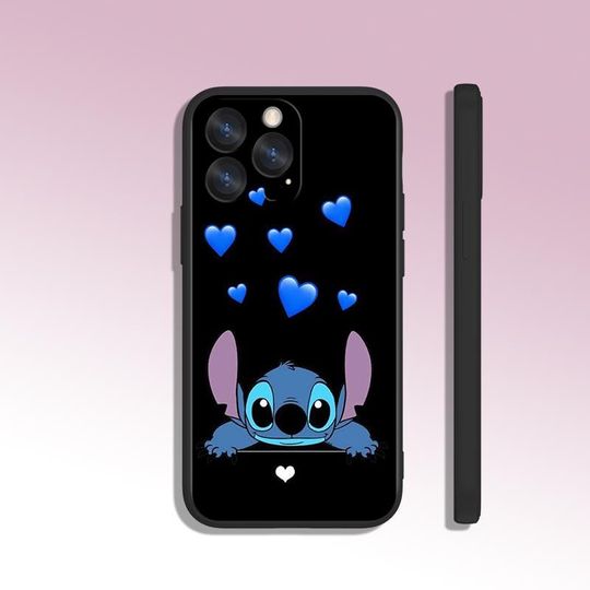 Stitch Cool Cartoon Art Phone Case for iPhone 8 11 12 13 14 15 XS XR Plus Pro Max