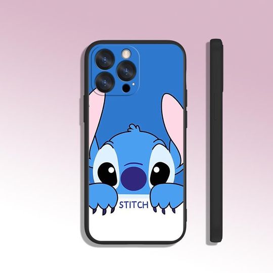 Stitch Cool Cartoon Art Phone Case for iPhone 8 11 12 13 14 15 XS XR Plus Pro Max
