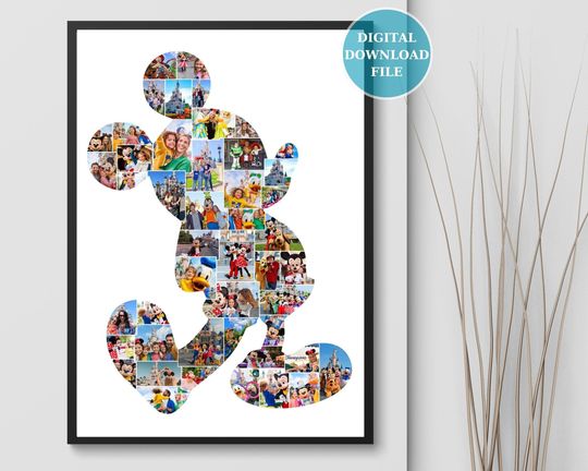 Mickey Mouse Photo Collage, Mickey Disney, Capturing Magical Moments