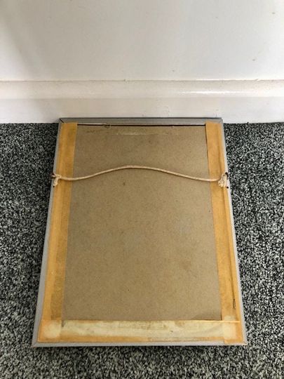 Vintage Pinocchio Disney Foil Art Picture