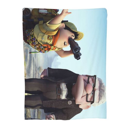 Custom Name Blanket Disney Up Tapestry Personalized Blankets Birthday Gift Customized DIY