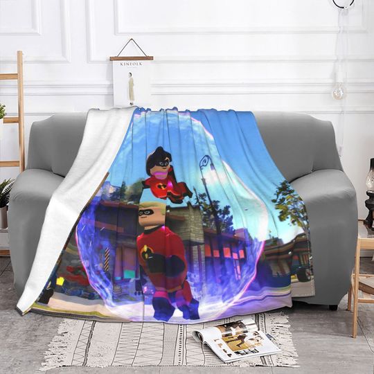 Custom Name Blanket Disney The Incredibles Tapestry Personalized Blankets Birthday Gift Customized DIY