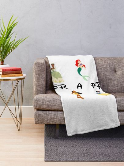 Forever a Princess Throw Blanket