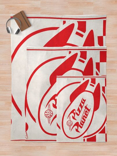 Pizza Planet Throw Blanket