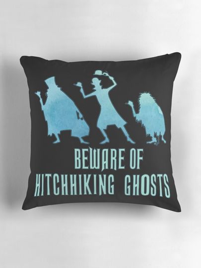 Hitchhiking Ghosts Pillow