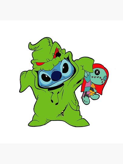 Stitch Oogie boogie Pillow