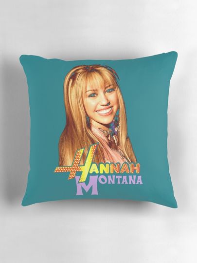 hannah montana Dropping Like Flies Pillow